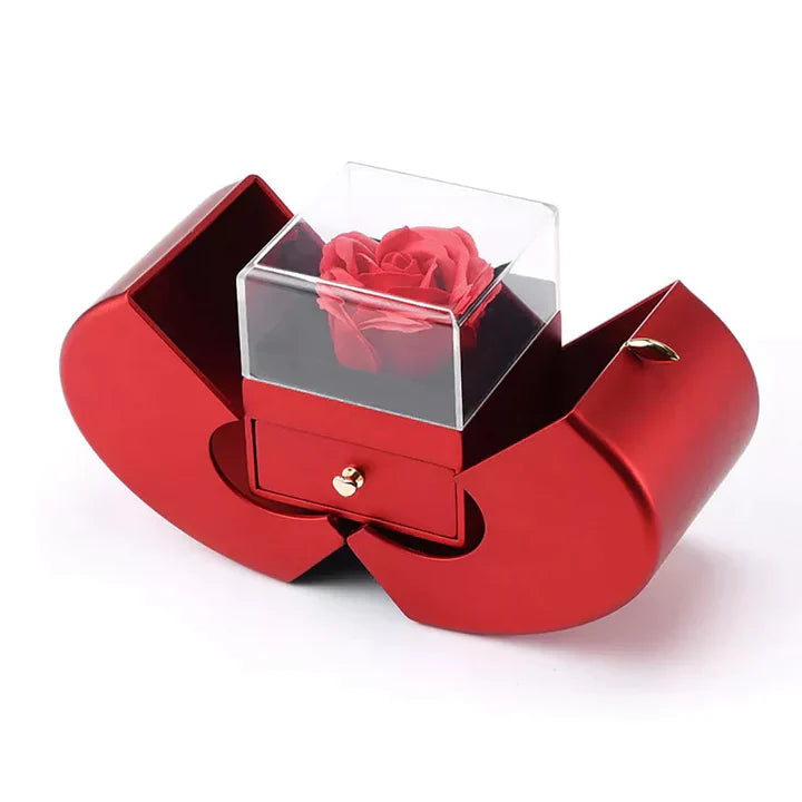 ÉternaRose Élégance — Collier d’amour intemporel avec rose éternelle