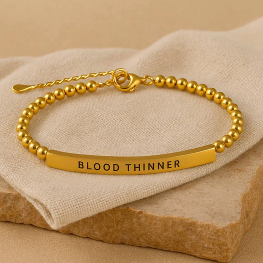 MediGrace – Bracelet de Sécurité Féminin Anticoagulant